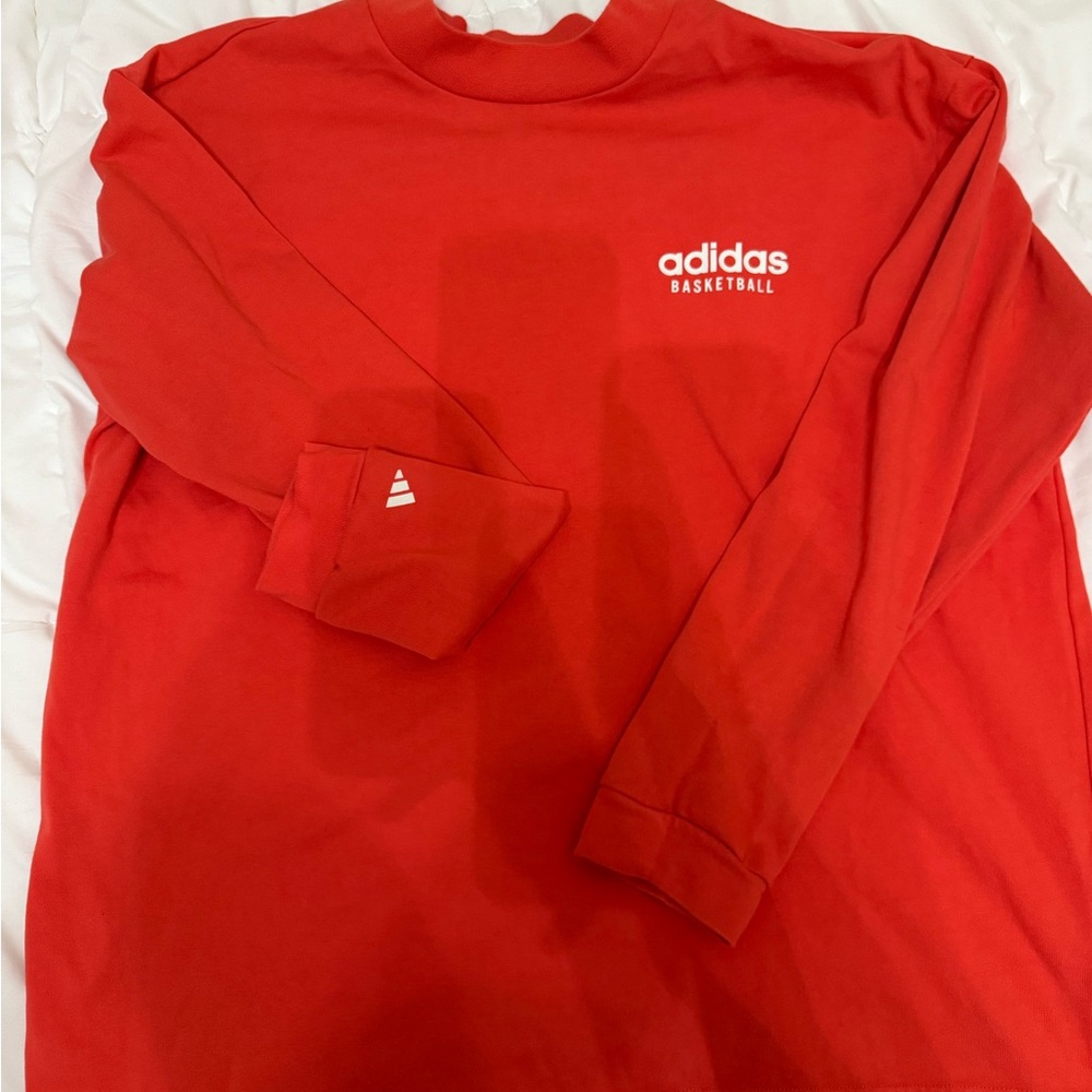 Adidas Red Basketball Long sleeve